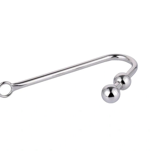 4417 Anal Balls Stainless Pleasurable Two Steel Hook 0411